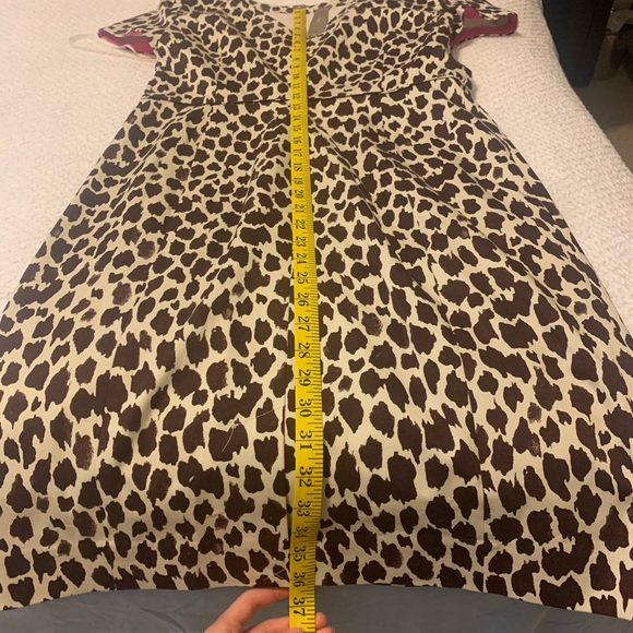 Petite VBack Dress Giraffe Printed BiStretchCotton - Picture 7 of 7